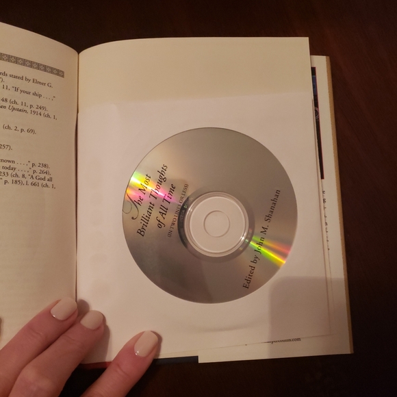 The Most Brilliant Thoughts of All Time Book with CD - Picture 2 of 3